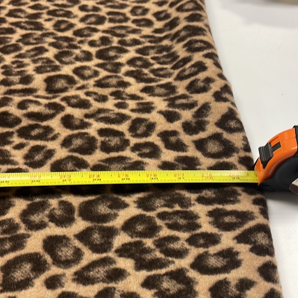 Talbots Wool Leopard Wrap - Picture 10 of 10